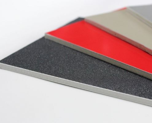 pèl Koulè 6mm ACP Fèy aliminyòm Composite Panel