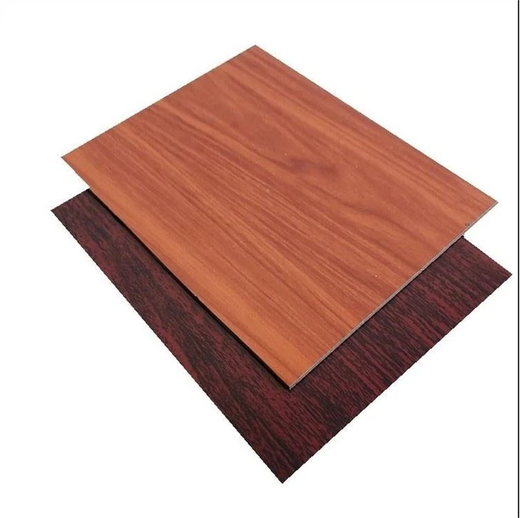3mm Wooden Color Alucobond Composite Panels Aluminium Wall Cladding Interior